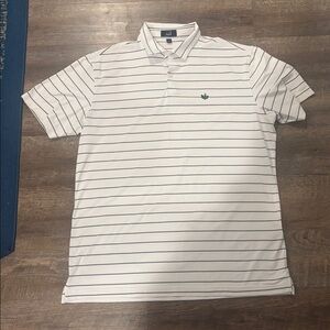 Dunhill Polo with Grey Stripes